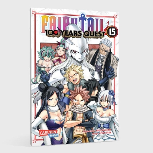 Buchcover und Innenansicht für das Buch: Fairy Tail: 100 Years Quest