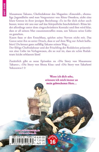 Buchcover und Innenansicht für das Buch: Sekaiichi Hatsukoi