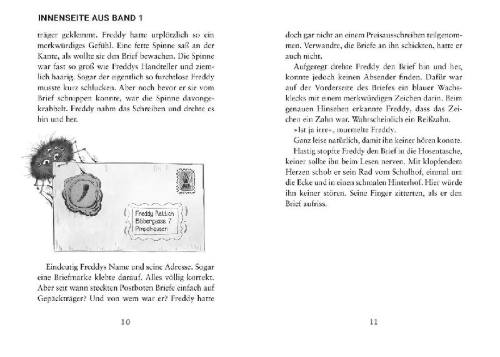Buchcover und Innenansicht für das Buch: Geisterschule Blauzahn - Schlammige Aussichten