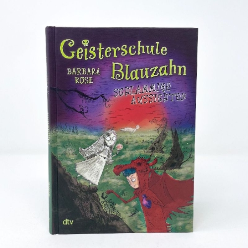 Buchcover und Innenansicht für das Buch: Geisterschule Blauzahn - Schlammige Aussichten