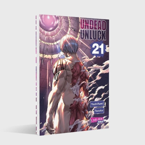 Buchcover und Innenansicht für das Buch: Undead Unluck