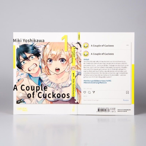 Buchcover und Innenansicht für das Buch: CUCKOO NO IINAZUKE