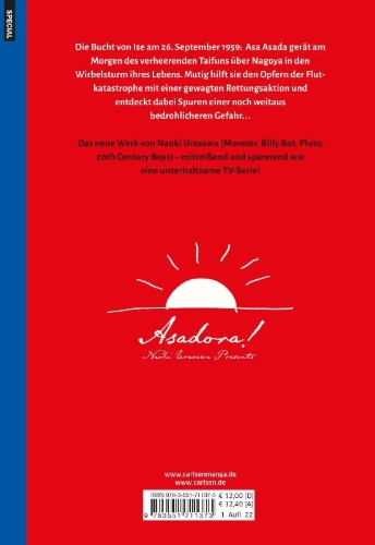 Buchcover und Innenansicht für das Buch: Asadora!