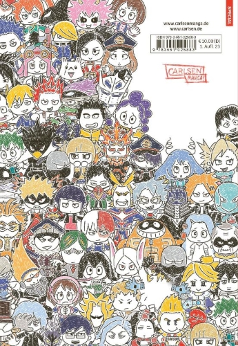 Buchcover und Innenansicht für das Buch: BALL-PEN DE KAKERU! BOKU NO HERO ACADEMIA KANTAN ILLUST GUIDE