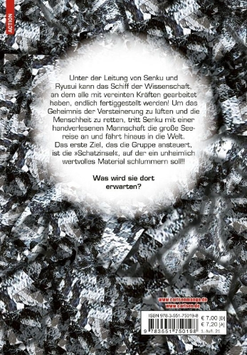 Buchcover und Innenansicht für das Buch: Dr. Stone