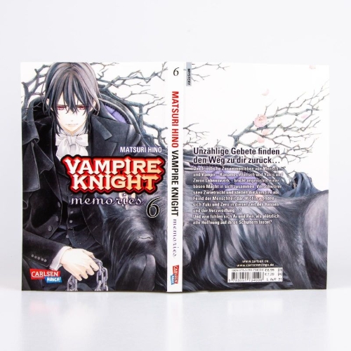 Buchcover und Innenansicht für das Buch: Vampire Knight Memories
