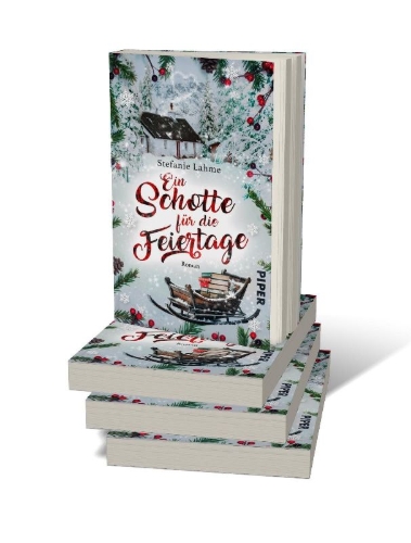 Buchcover und Innenansicht für das Buch: Ein Schotte für die Feiertage