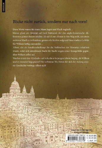 Buchcover und Innenansicht für das Buch: Yuukoku no Moriarty