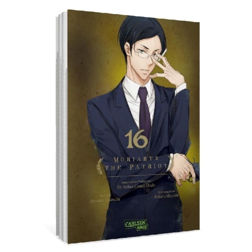 Buchcover und Innenansicht für das Buch: Yuukoku no Moriarty