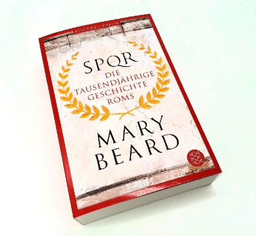 Buchcover und Innenansicht für das Buch: SPQR. A History of Ancient Rome