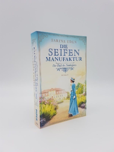 Buchcover und Innenansicht für das Buch: Die Seifenmanufaktur - Der Duft des Neubeginns