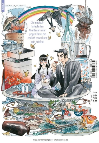 Buchcover und Innenansicht für das Buch: RAN TO HAIIRO NO SEKAI