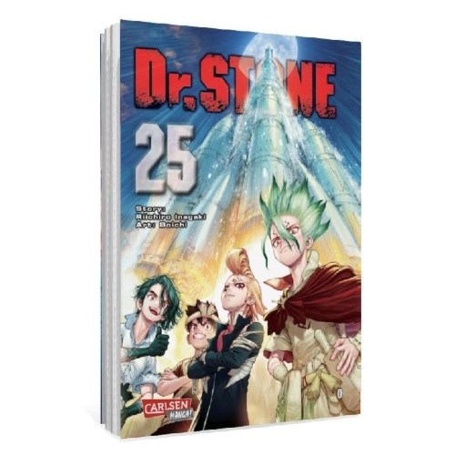 Buchcover und Innenansicht für das Buch: Dr. Stone