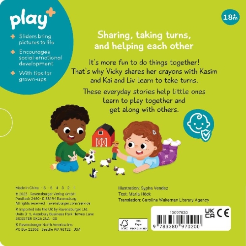 Buchcover und Innenansicht für das Buch: Play+ Me and My Day: Kindness