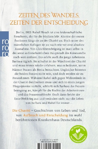 Buchcover und Innenansicht für das Buch: Die Charité: Aufbruch und Entscheidung