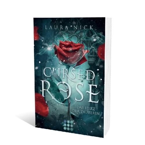 Buchcover und Innenansicht für das Buch: Cursed Rose. Das Herz der Zauberin