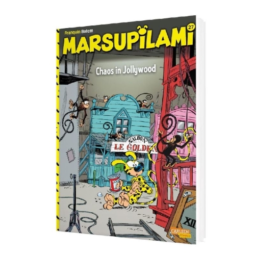 Buchcover und Innenansicht für das Buch: Marsupilami 13: Le défilé du jaguar