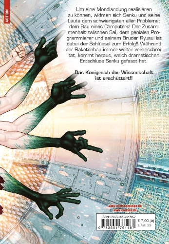 Buchcover und Innenansicht für das Buch: Dr. Stone