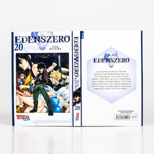 Buchcover und Innenansicht für das Buch: Edens Zero