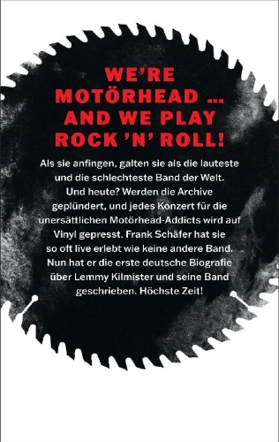 Buchcover und Innenansicht für das Buch: Motörhead - die lauteste Band der Welt
