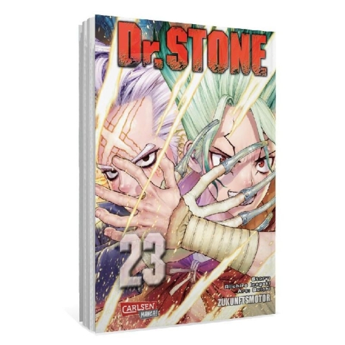 Buchcover und Innenansicht für das Buch: Dr. Stone