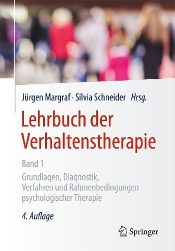 Buchcover und Innenansicht für das Buch: Lehrbuch der Verhaltenstherapie, Band 1