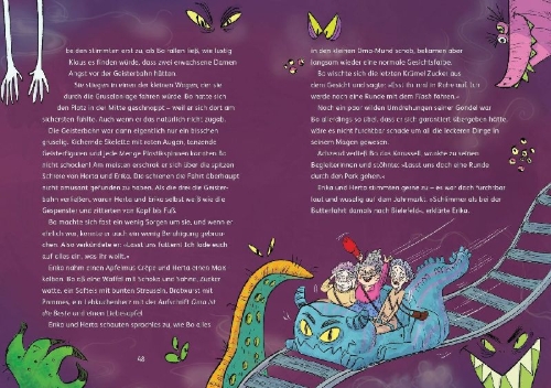 Buchcover und Innenansicht für das Buch: Hilfe, ich bin du! - Der Tag, an dem Bo plötzlich Oma war