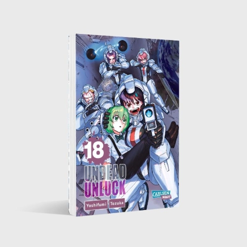 Buchcover und Innenansicht für das Buch: Undead Unluck
