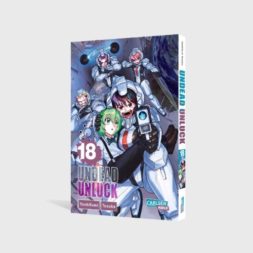 Buchcover und Innenansicht für das Buch: Undead Unluck