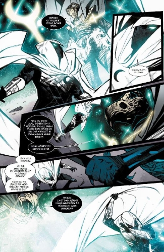 Buchcover und Innenansicht für das Buch: Moon Knight: Fist of Khonshu (2024) #6-#10