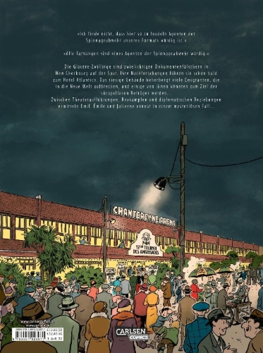 Buchcover und Innenansicht für das Buch: Der Hafen der Geheimnisse 3: Hotel Atlantico