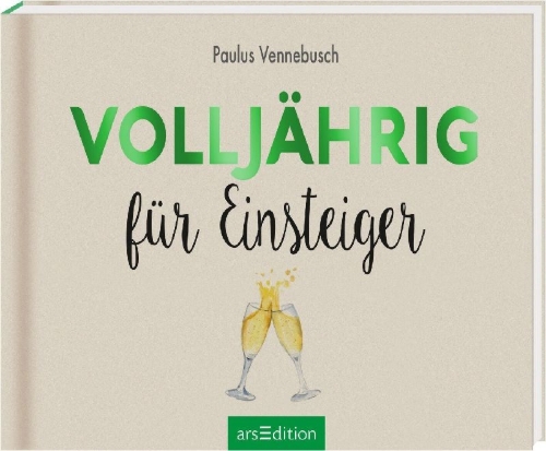 Buchcover und Innenansicht für das Buch: Volljährig für Einsteiger