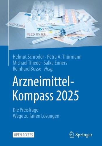 Buchcover und Innenansicht für das Buch: Arzneimittel-Kompass 2025