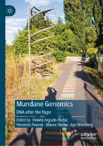 Buchcover und Innenansicht für das Buch: Mundane Genomics