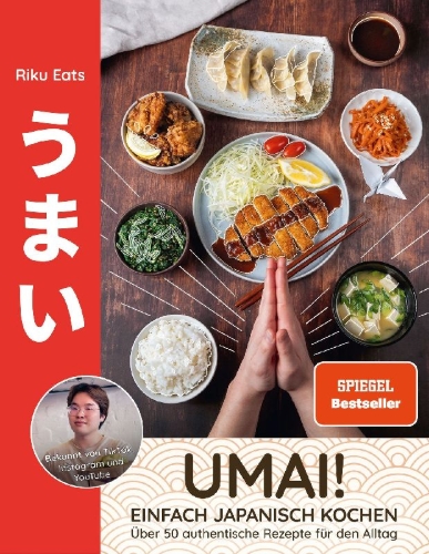 Buchcover und Innenansicht für das Buch: Umai! Einfach japanisch kochen