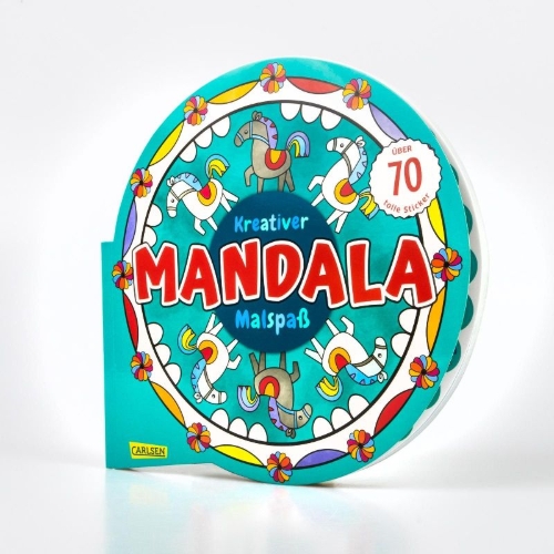 Buchcover und Innenansicht für das Buch: Kreativer Mandala-Malspaß