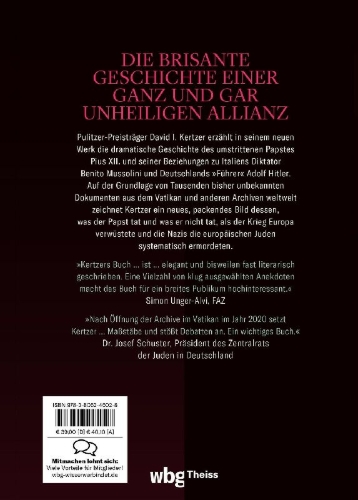 Buchcover und Innenansicht für das Buch: The Pope at War