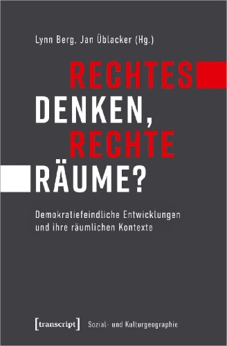 Buchcover und Innenansicht für das Buch: Rechtes Denken, rechte Räume?