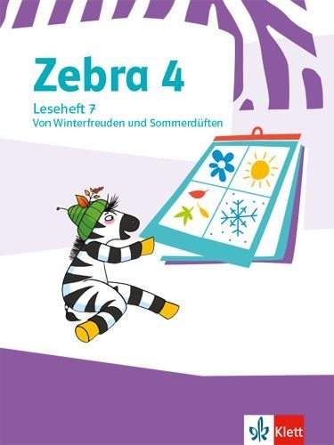 Buchcover und Innenansicht für das Buch: Zebra 4. Lesehefte Klasse 4