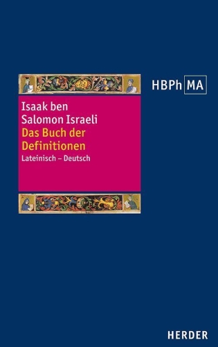 Buchcover und Innenansicht für das Buch: Liber de definitionibus. Das Buch der Definitionen