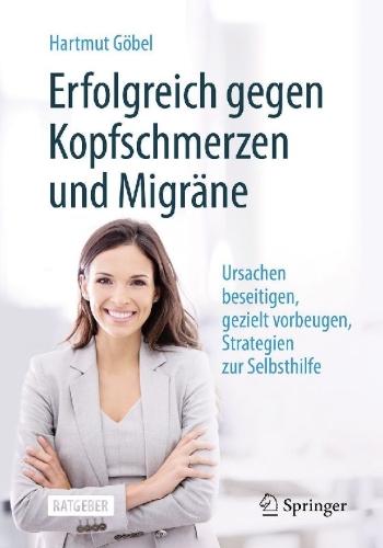 Buchcover und Innenansicht für das Buch: Erfolgreich gegen Kopfschmerzen und Migräne