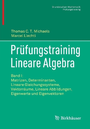Buchcover und Innenansicht für das Buch: Prüfungstraining Lineare Algebra