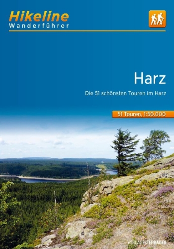 Buchcover und Innenansicht für das Buch: Wanderführer Harz