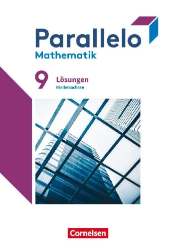 Buchcover und Innenansicht für das Buch: Parallelo 9. Schuljahr. Niedersachsen - Lösungen zum Schülerbuch