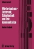 Buchcover und Innenansicht für das Buch: Wörterbuch der Elektronik, Datentechnik und Telekommunikation / Dictionary of Electronics, Computing and Telecommunications
