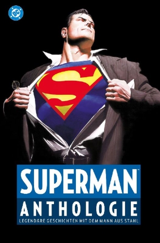 Buchcover und Innenansicht für das Buch: Action Comics #1-#2, #242, #544, #775, #900, #1051, Action Comics (2011) #0, Superman #17, #53, #141, #149, #233, #247, #400, Superman (1987) #11, #75, Look Magazine: How Superman Would End the War, The Man of Steel #3, Mythology: The DC Comics Art of Alex Ross