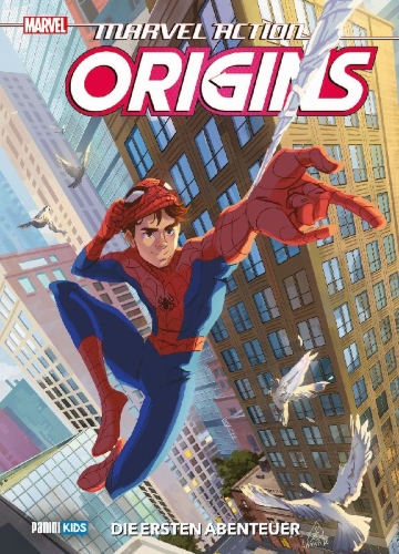 Buchcover und Innenansicht für das Buch: Marvel Action: Origins (2021) #1-#4