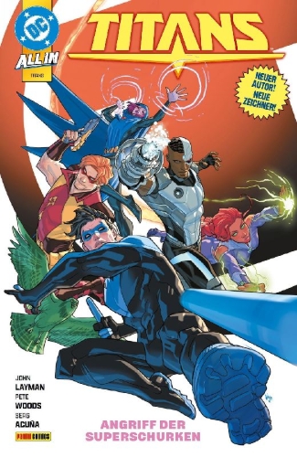 Buchcover und Innenansicht für das Buch: Titans #16-#21