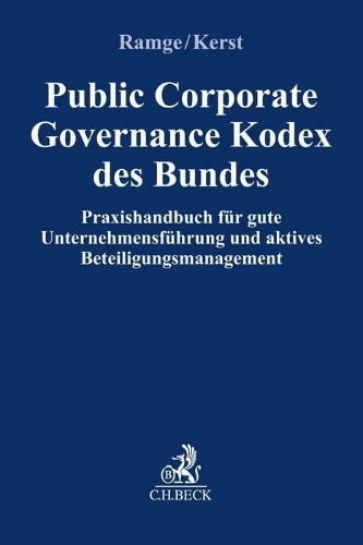 Buchcover und Innenansicht für das Buch: Public Corporate Governance Kodex des Bundes