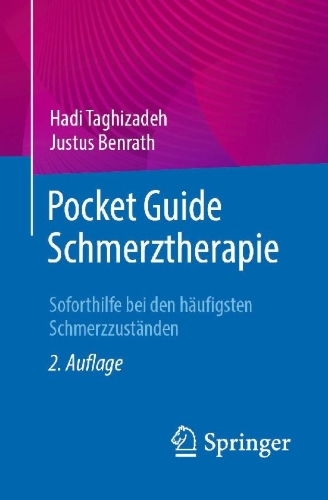 Buchcover und Innenansicht für das Buch: Pocket Guide Schmerztherapie